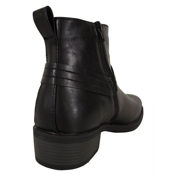 Memphis One Mens Harness Motorcycle Ankle Boots - Picture 3 of 3